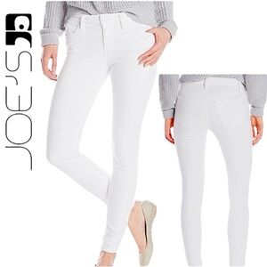 Joe’s Jeans “Annie” Bright White Denim Jeans Mid-Rise Skinny Ankle Jeans Size 28